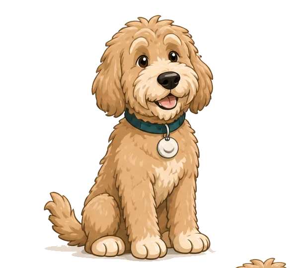 Theo, the Off Leash Marketer Australian Labradoodle